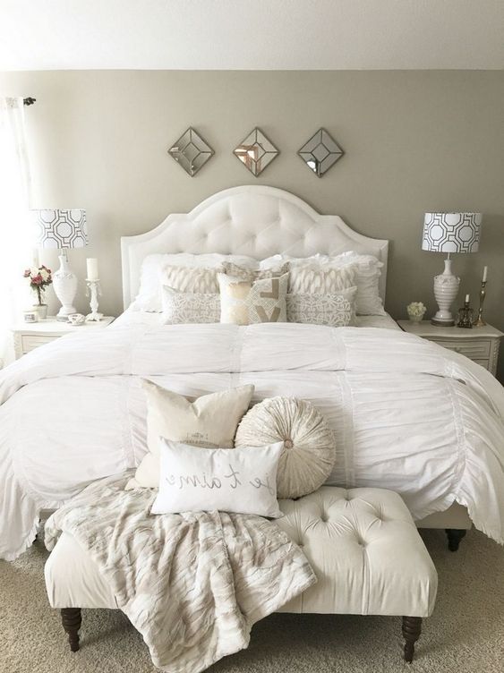 White French Country Bedroom