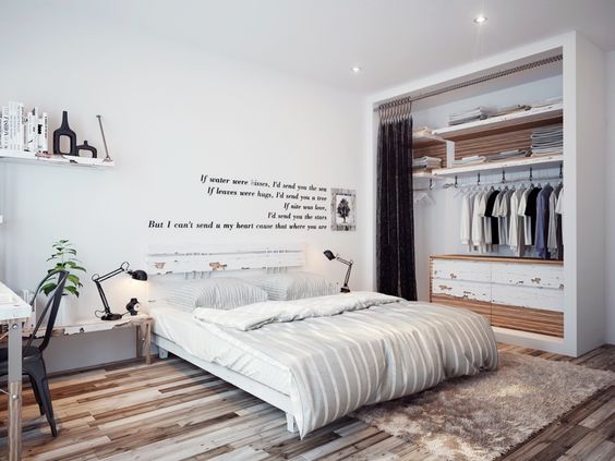 Masculine Bedroom With Neutral Colors