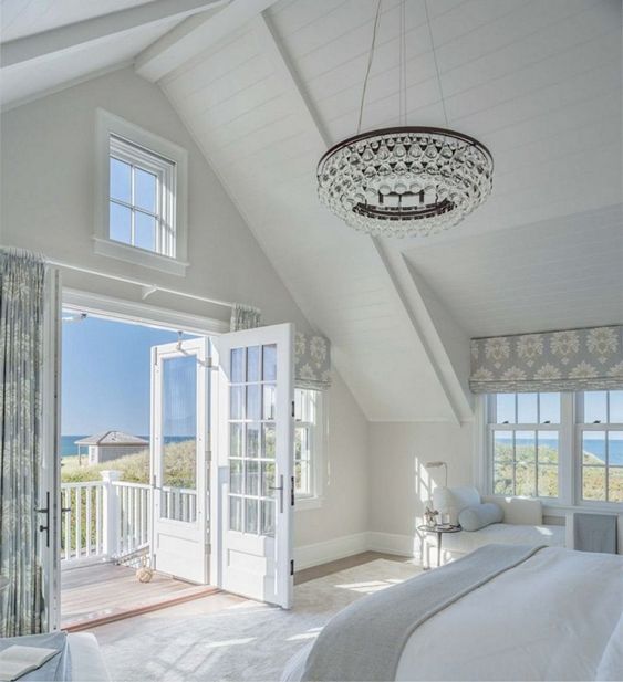 Stunning White Beach Bedroom