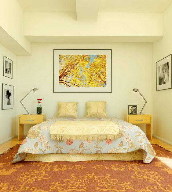 Cheery Yellow Bedroom