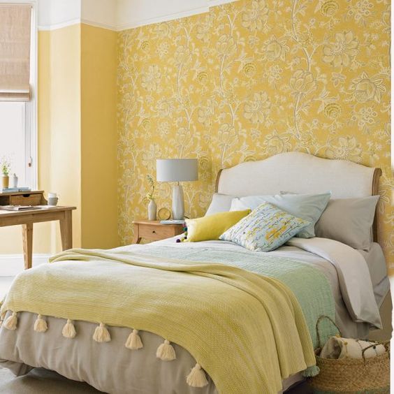 Yellow Country Bedroom