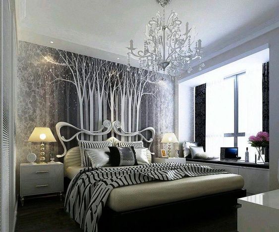 Zebra Touch To A Lux Bedroom