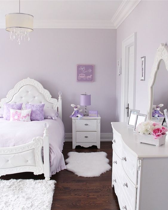 Purple Girls Bedroom