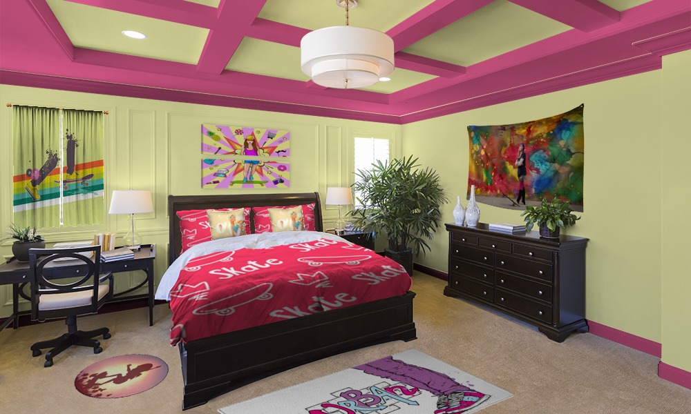 Skateboard Themed Bedroom For Girls