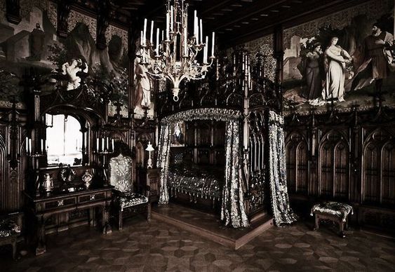 Dark Gothic Victorian Bedroom