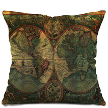1611 Royalty Free Map Pillows 1865798