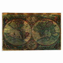 1611 Royalty Free Map Rugs 1865798