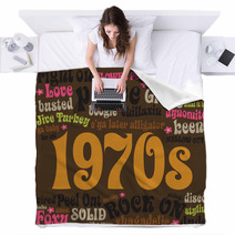 1970s Phrases And Slangs Blankets 14115642