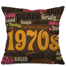 1970s Phrases And Slangs Pillows 14115642