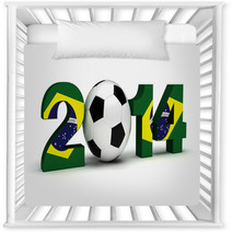 2014 Football World Cup Nursery Decor 59101033