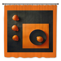 3+1 (orange Mat) Bath Decor 269211
