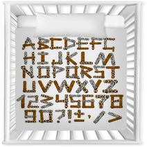 3d Alphabet In Style Of A Safari Nursery Decor 11234268