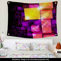 3d Bright Abstract Background Wall Art 29477950