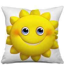3d Cartoon Cute Sun Pillows 52207129