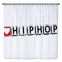 3D Love HipHop Button Click Here Block Text Bath Decor 47854709