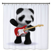 3d Panda Plays His Guitar Bath Decor 23031727