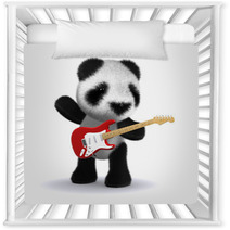 3d Panda Plays His Guitar Nursery Decor 23031727