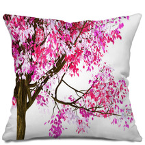 3d Render Image Of Pink Spring Tree Pillows 64486461
