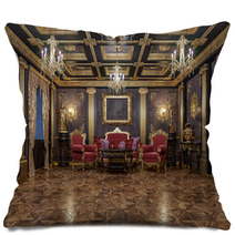 3d Rendering Of The Hall In Classical Style Cinema 4d Corona Renderer Pillows 222110542