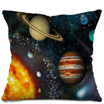 3D Solar System Pillows 40477557