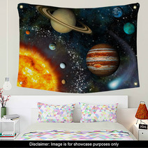 3D Solar System Wall Art 40477557