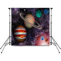 3D Solar System Wallpaper Backdrops 48341716