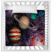 3D Solar System Wallpaper Nursery Decor 48341716