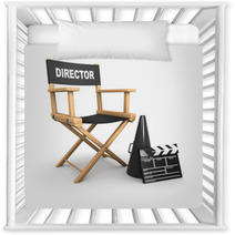 3d The Film Directors Chair Is Empty Nursery Decor 32967862