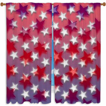 4 Th July Background Window Curtains 49826996