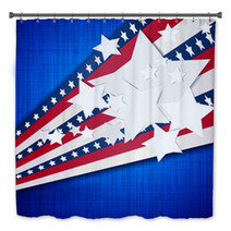 4th July Independence Day Background. Bath Decor 52712666