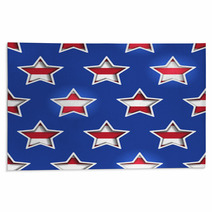 4th July Stars And Stripes 3d Cutout Background. Rugs 61583105