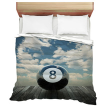 8 Ball 3d Illustration Bedding 59349981