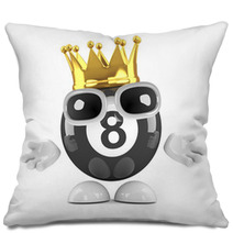 8 Ball Is King Pillows 53888969