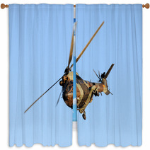 A Antitank Helicopter On Sky Window Curtains 59962888