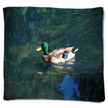 A Duck On The Water Blankets 99980141