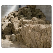 A Huge Hay Stack In A Barn Rugs 58267843