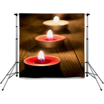 A Line Of Burning Candles Backdrops 43748342