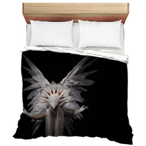 A Portrait Of A Young Girl And A White Angel Costume Bedding 94558299
