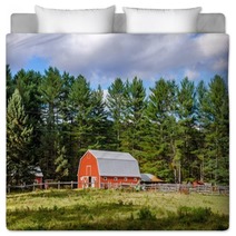 A Red Barn In Countryside Bedding 48140550