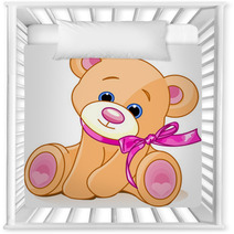 A Rough, Painterly Child's Teddy Bear Nursery Decor 13199358