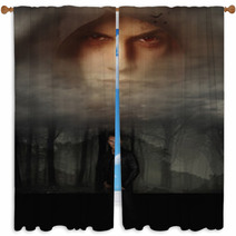 A Vampire Story Window Curtains 88885453