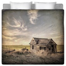 Abandoned Homestead On Prairie Bedding 97199189