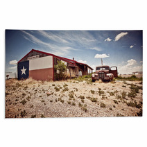 Abandoned Restaraunt On Route 66 Road In USA Rugs 38279230