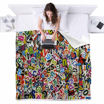 ABC Collage Blankets 40659798