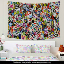 ABC Collage Wall Art 40659798