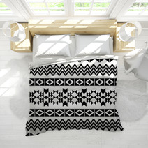 Absract Geometric Pattern In Ethnic Style Bedding 69298132