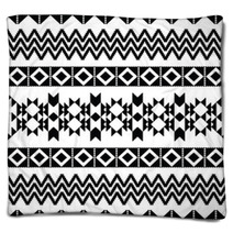 Absract Geometric Pattern In Ethnic Style Blankets 69298132