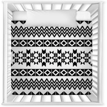 Absract Geometric Pattern In Ethnic Style Nursery Decor 69298132