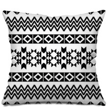 Absract Geometric Pattern In Ethnic Style Pillows 69298132