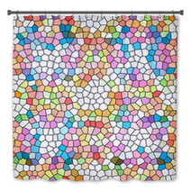 Abstrack Colorful Mosaic Background Bath Decor 62837671